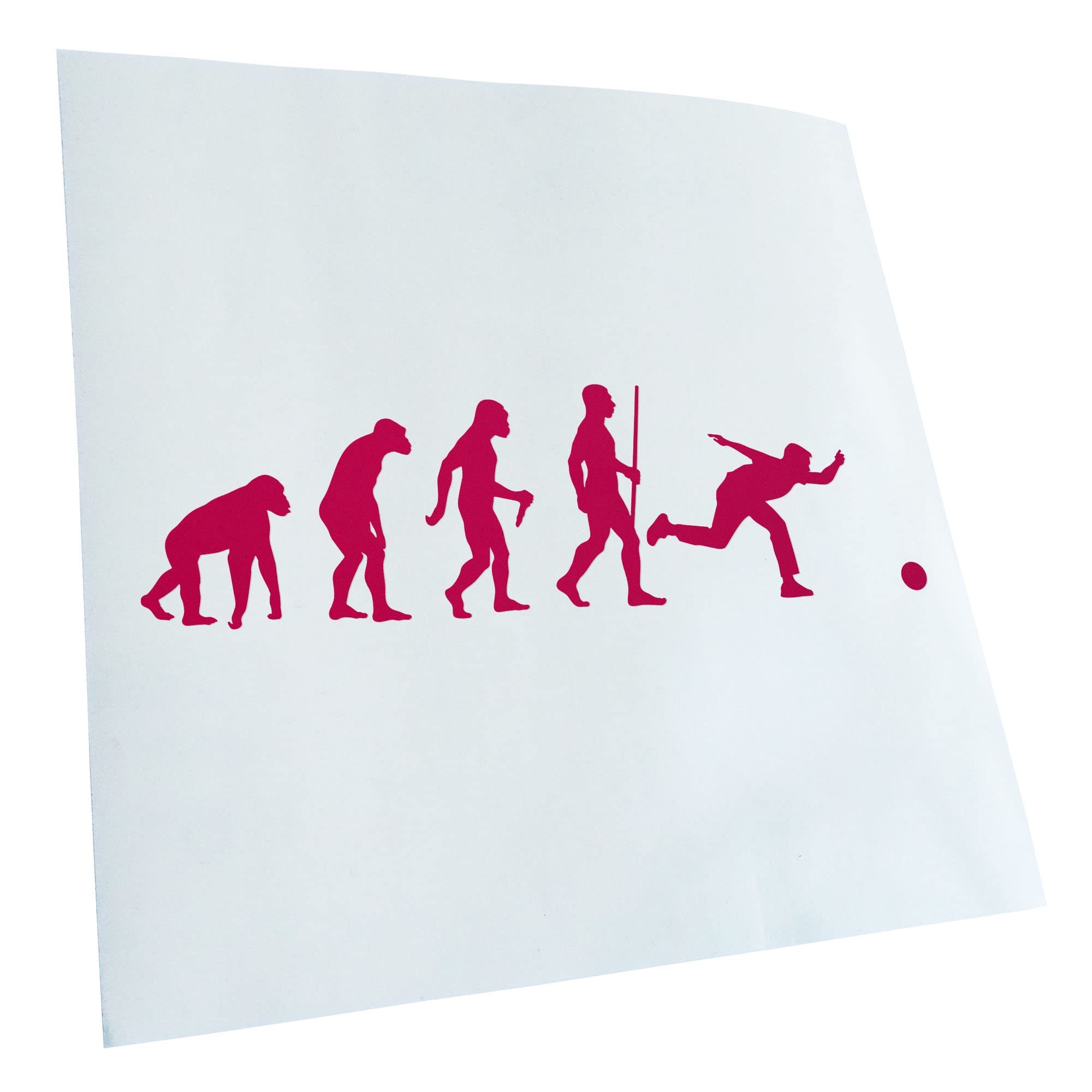 Kiwistar - Car Sticker - Bowling Cones Evolution - Pink - 24 x 7 cm - Rear Window Car Sticker Weatherproof for Car Truck Moped Truck - Sticker Exterior Self-Adhesive Tuning Accessories for Window