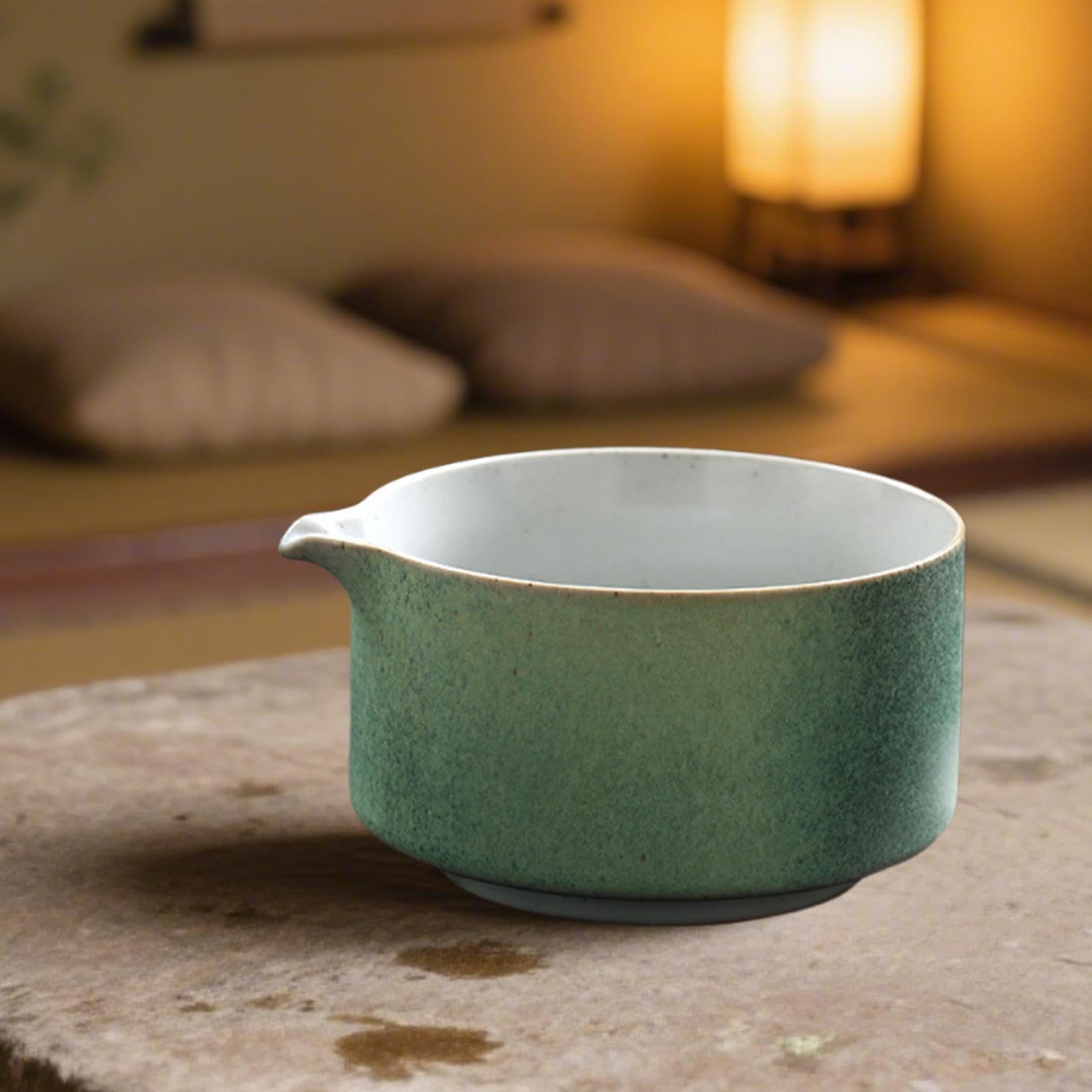 Bol à Japonais, Bol à Thé En Porcelaine Fait Main – Une Excellente Idée Cadeau, cyan