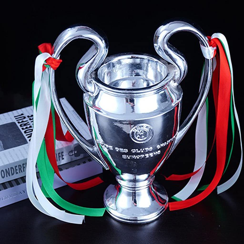 Trofeo Orejonas 2021, Trofeo Fútbol, Trofeo Campeones 2021, Trofeo Replica con Cintas Azules para Recuerdo/77Cm