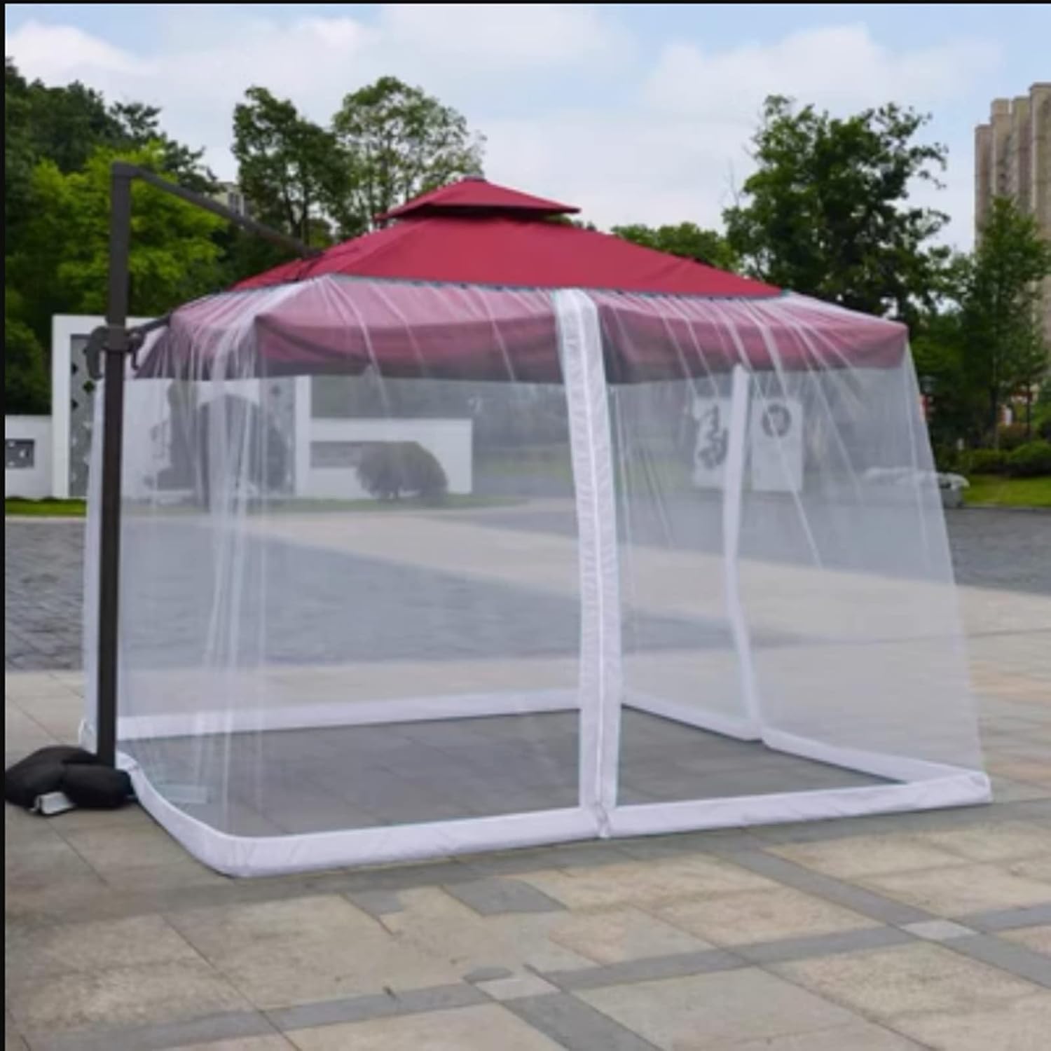 Mosquito Netting for Umbrella, Patio Table Umbrella Screen