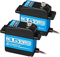 Vista 8 de Paquete de 4 DS3218 Digital RC Servo Motor 44.1 lbs Alto Torque Full Metal Gear Impermeable para Baja Coches Robot DIY 270°