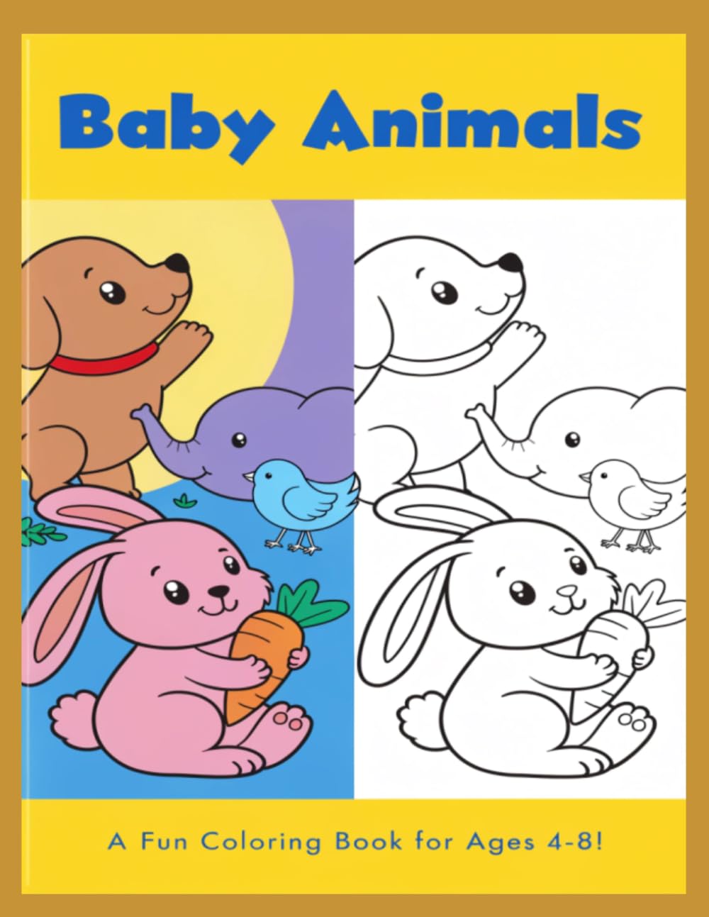 My Animal Friends: Stress-Free Coloring for Animal Lovers of Every Age