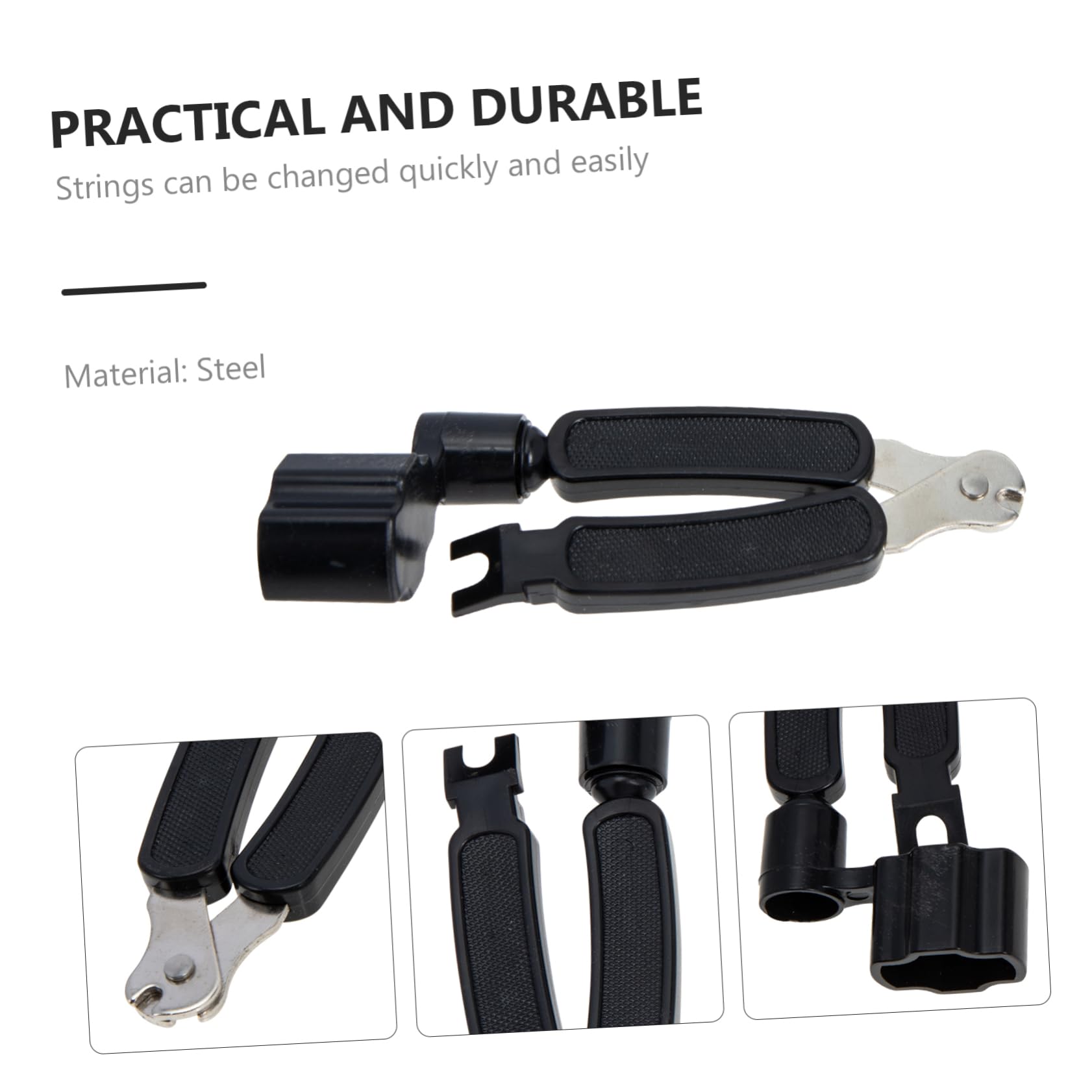 ULDIGI Guitar String Winder Set Electric Guitar Ukulele Maintenance Supply Steel Knobs for Quick Tuning