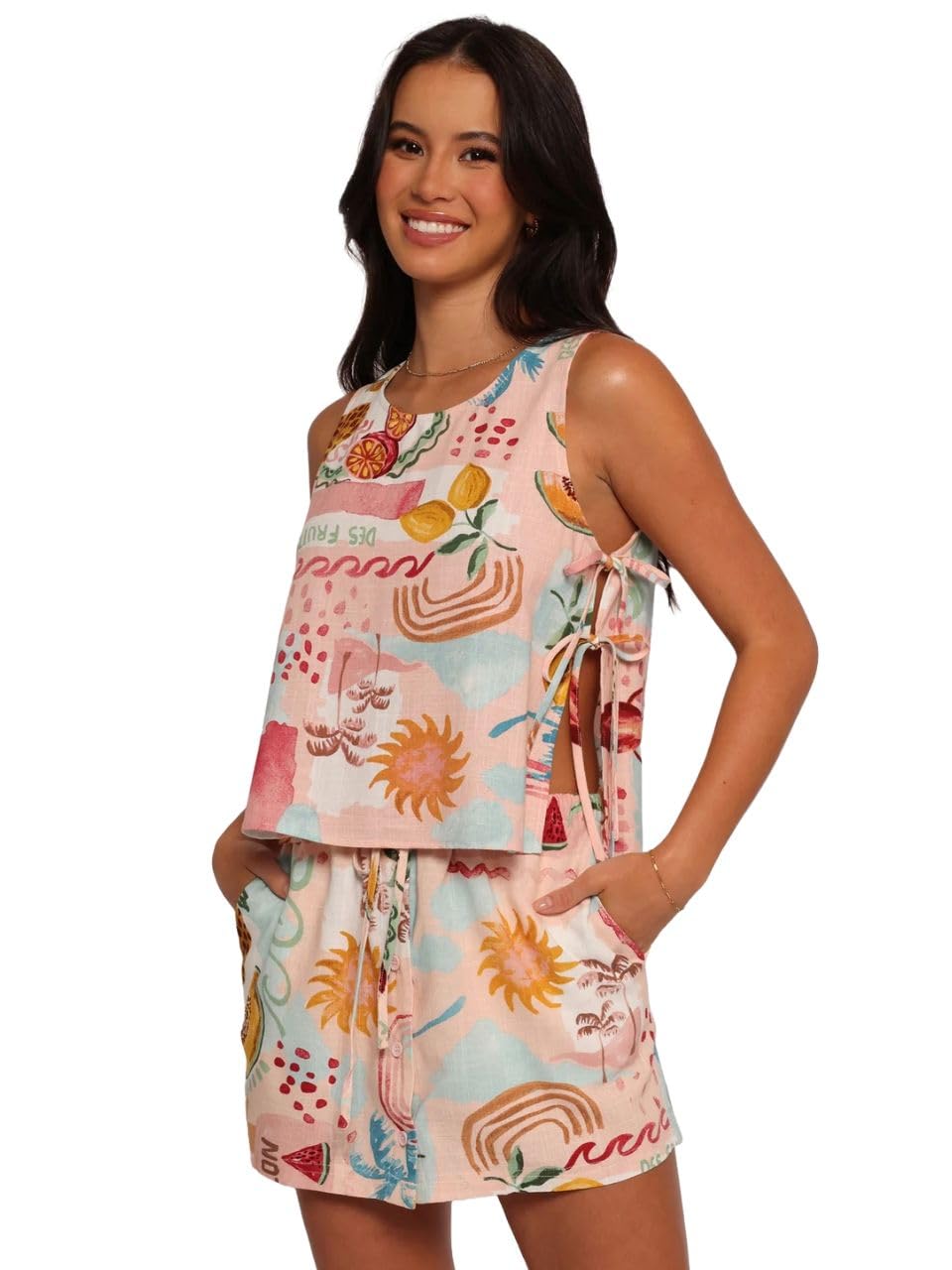 Dress for Women Western Beach Wear for Two Piece Dress Vacation Outfit Travel Dresses for Women Trendy Co ord Set Stylish Summer | Streetwear | Hangouts | Picnic |-picture-47
