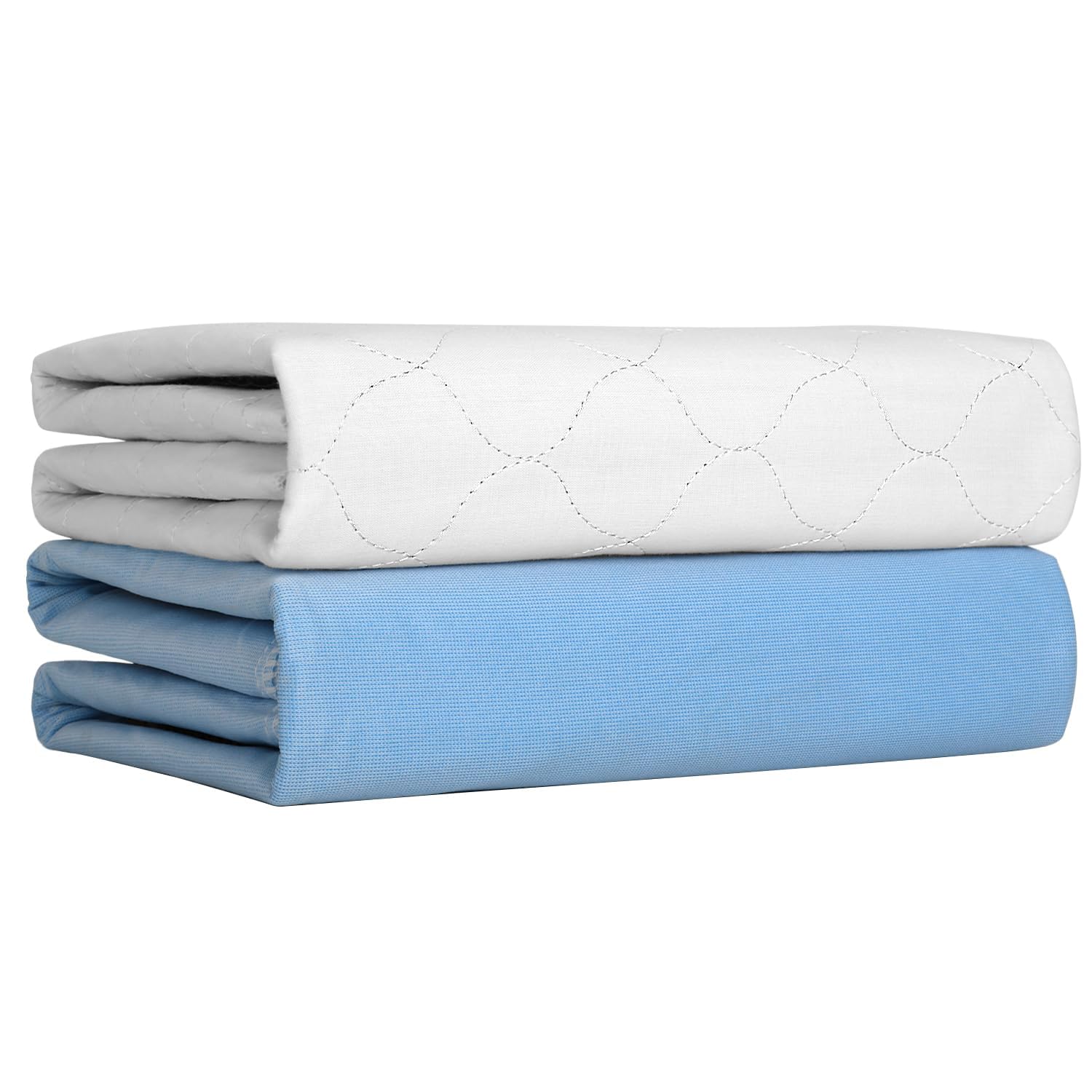 Conkote Ultra Soft Quilted Washable and Reusable Incontinence Bed Underpads, 34"X36" (2 Pack), Waterproof Sheet and Mattress Protectors