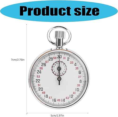 Durability Mechanical Stop Watch Stopwatch Timer Water And Shock Resistant For Professional Sports Use Field Competition(A)