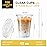 VITEVER 100 Sets - 12oz Clear Plastic Cups with Lids and Straws, Disposable Cups for Iced Coffee, Smoothie, Milkshake, Cold Drinks