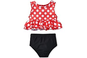 Aalizzwell Toddler Girl's Two-Piece Swimsuit: A Splash of Minnie Magic