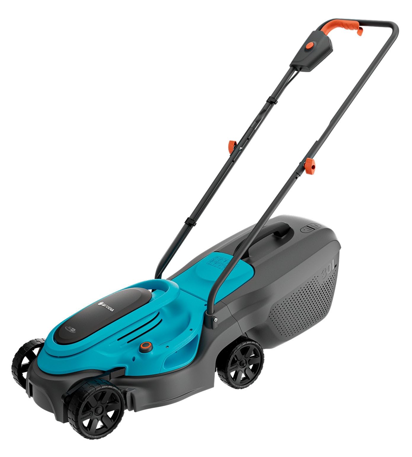 Gardena EasyMax+ 32/18V Set Listo para Usar Cortacésped a batería, Ancho de Corte de 32 cm, Incluye batería Power FOR All, Ligero y maniobrable, Ideal para céspedes de hasta 200 m² (14634-60)