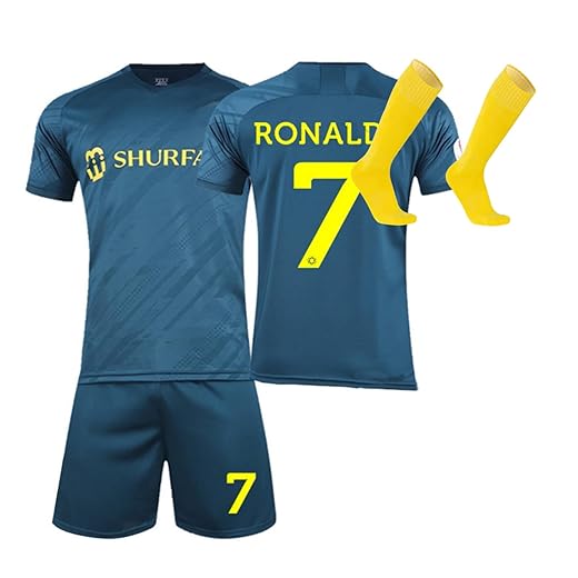 Youth kids soccer jersey boys jersey kit football suit soccer jersey shorts set fans gift tshirt