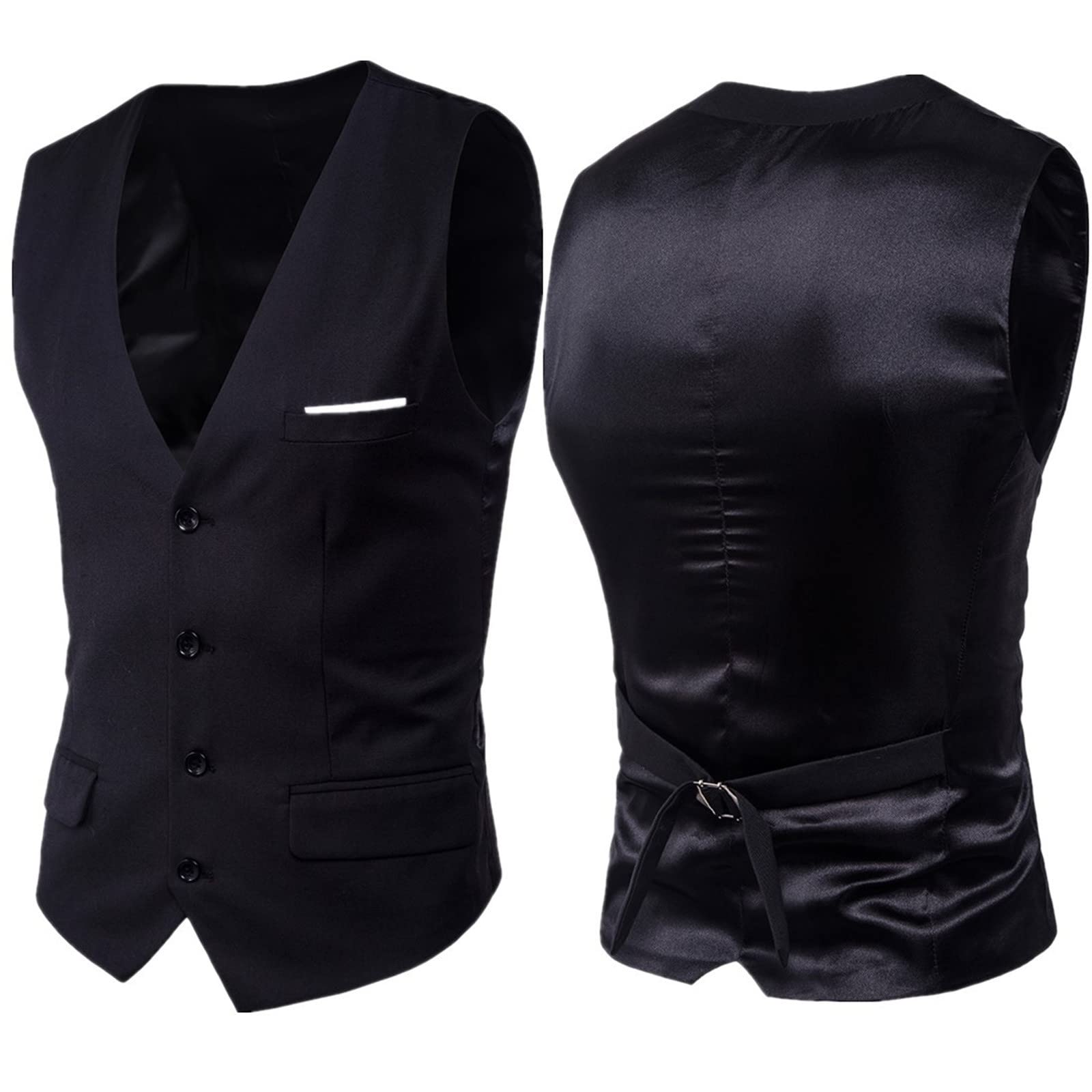Steampunk Kostüm Herren Weste Elegant Gothic Kleidung Vintage Kurta Clothes Jeans Weste Für Männer Swinger-Club Schwarze Weste Mittelalter Retro Waistcoat Weste Formelle Hochzeit Party Vest