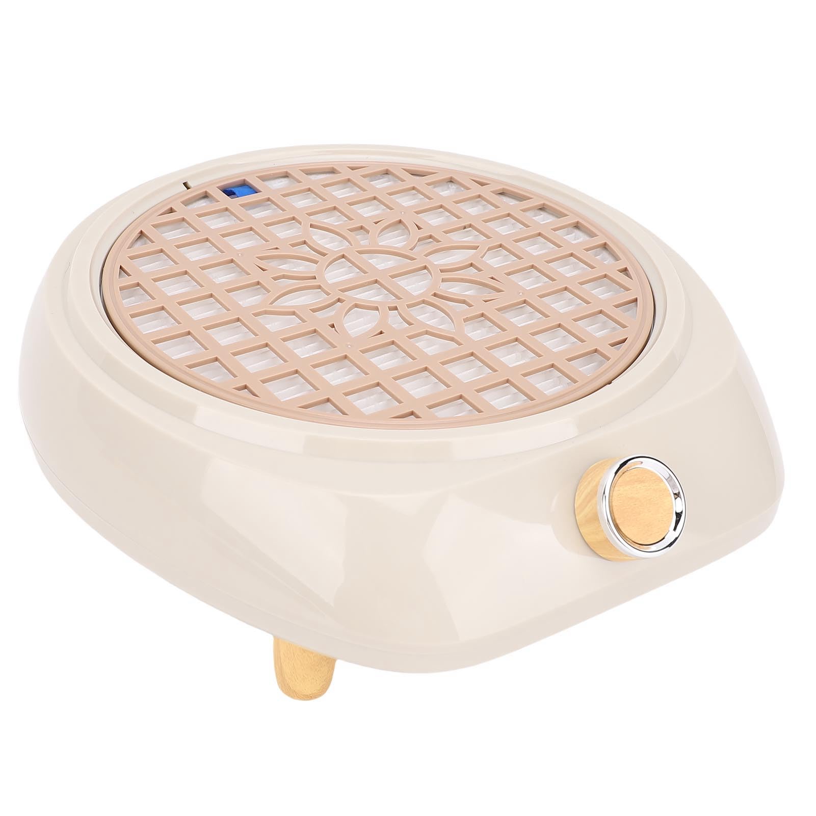 ZESTEFY Professional Nail Dust Collector, Portable Vacuum Fan with Reusable Filter