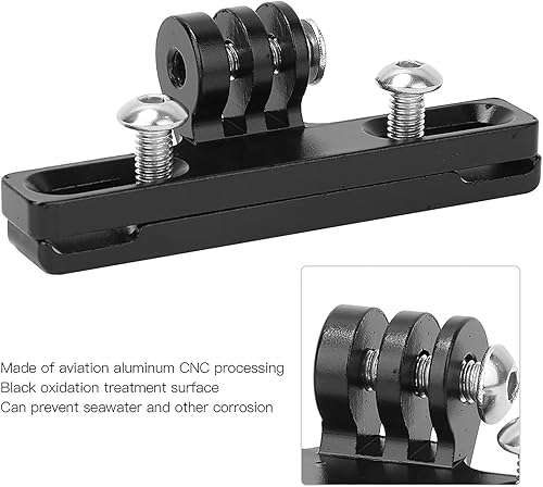 Miniatura 4 de Kit de montaje de cámara para manillar de bicicleta, montaje en riel de sillín de bicicleta, soporte de cámara de asiento de bicicleta de aleación