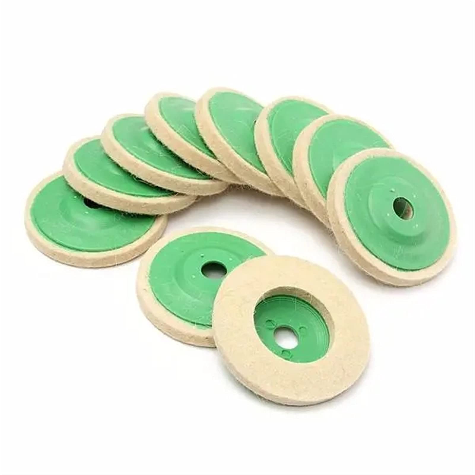Tarcze Listkowe, Tarcze Polerskie 10 Sztuk 100Mm Okrągła Wełna Polerska Tarcza Polerska Podkładka Filcowa Tarcze Buforowe Grit Flap Disc