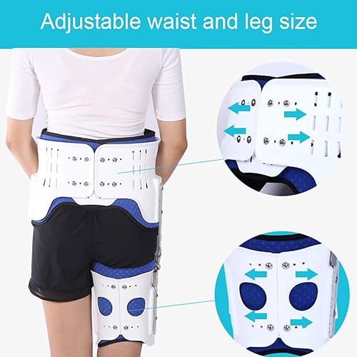 Miniatura 5 de Hip Stabiliser Support Brace, Support Wrap for Hip Muscles Pain Relief Orthosis Compression Brace, Hip Sprain Protection Tools Orthosis Fixation