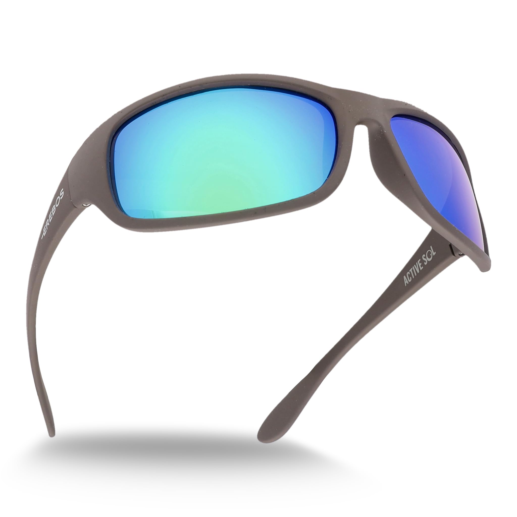 EREBOS Sonnenbrille Kategorie 4 – extra dunkle für Herren & Damen, polarisiert, verspiegelt Gletscherbrille CAT 4, UV 400, Brille für lichtempfindliche Augen