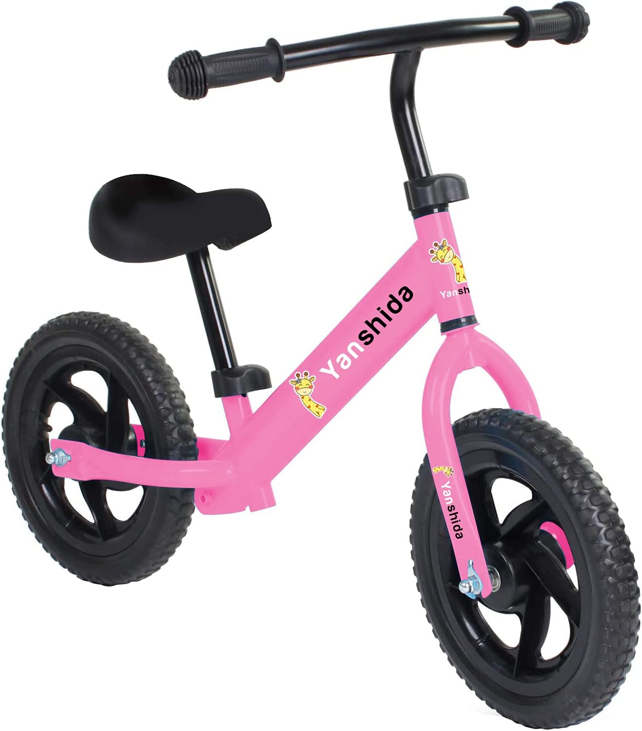 Kids Balance Bike, 12 Inch No Pedals Bicycle Beginner Toddler Bike for Girls & Boys Ages 2, 3, 4, 5 Years Old, Indoor Outdoor Bicycle with Adjustable Seat & Handlebar Height & Lightweight : Toys & Games
