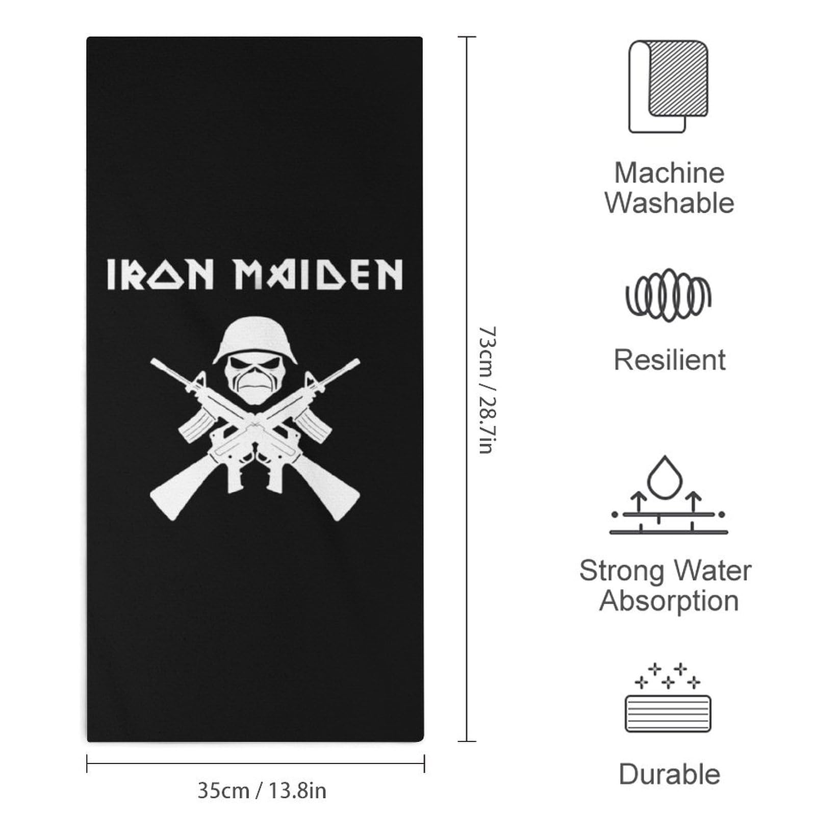 アイアンメイデン IRON MAIDEN マフラータオル IRON MAIDEN】IRON MAIDEN The Trooper Towelアイアン メイデン