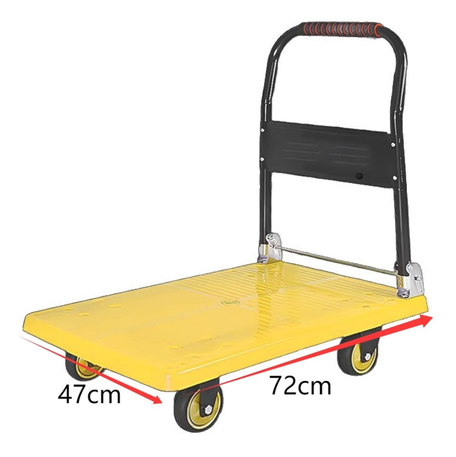 Carro Mano Camión De Plataforma Plegable, Móvil Servicio Pesado, Carretilla Manual Plataforma Transporte