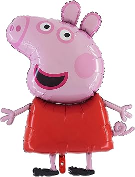 Grabo 37 Inch Peppa Character Foil Balloon - Kids Balloons - Party Balloons