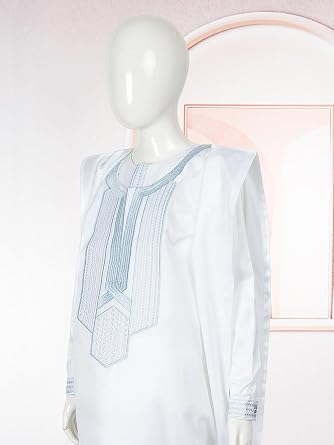 HD Kids African Clothing Embroidery Dashiki Outfit 3 Pieces Agbada Robe for Boy