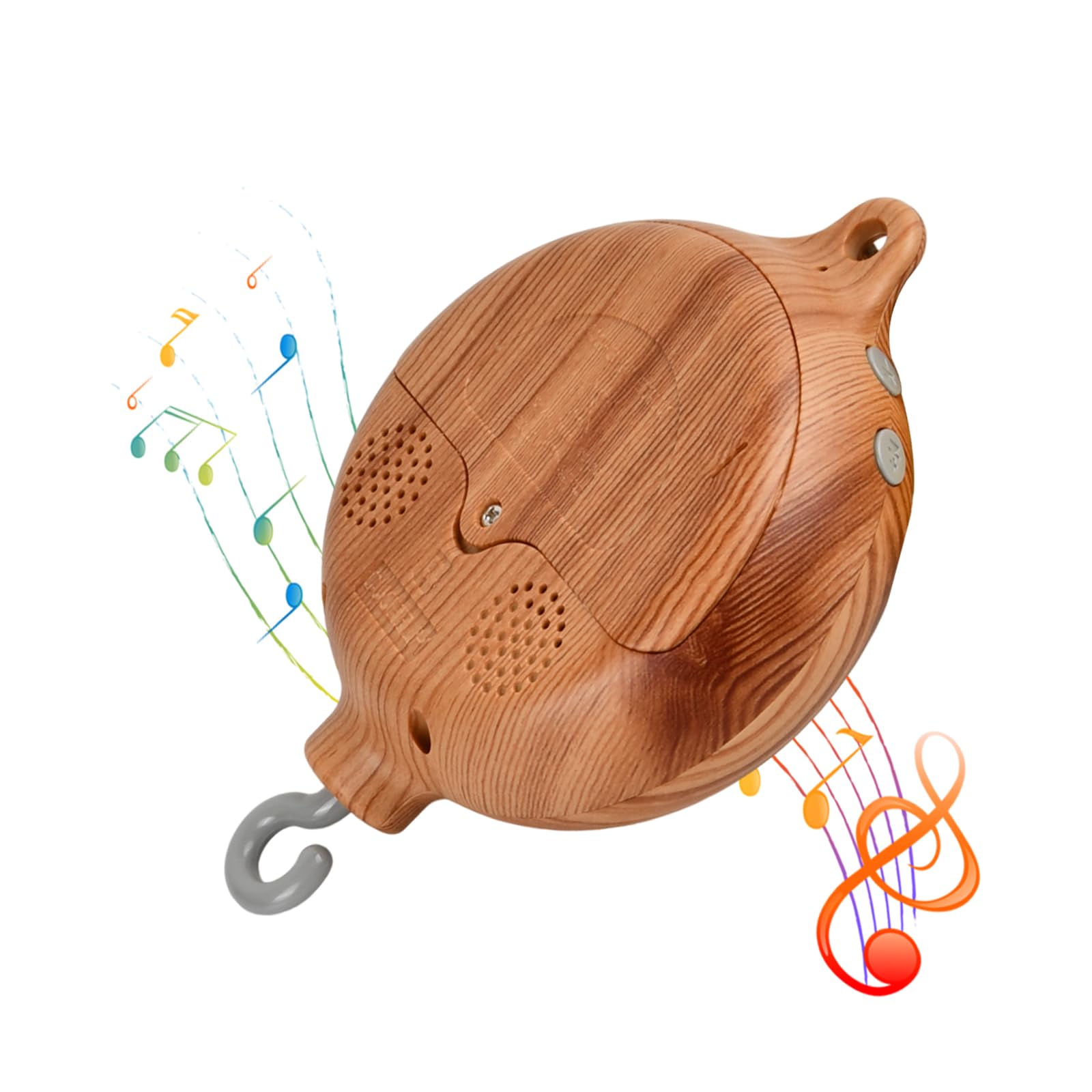 Carillon Mobile Musicale Per Culla Con Telecomando E Porta USB, Ganci Per Peluche, Canzoni Soft, Cameretta Bambini