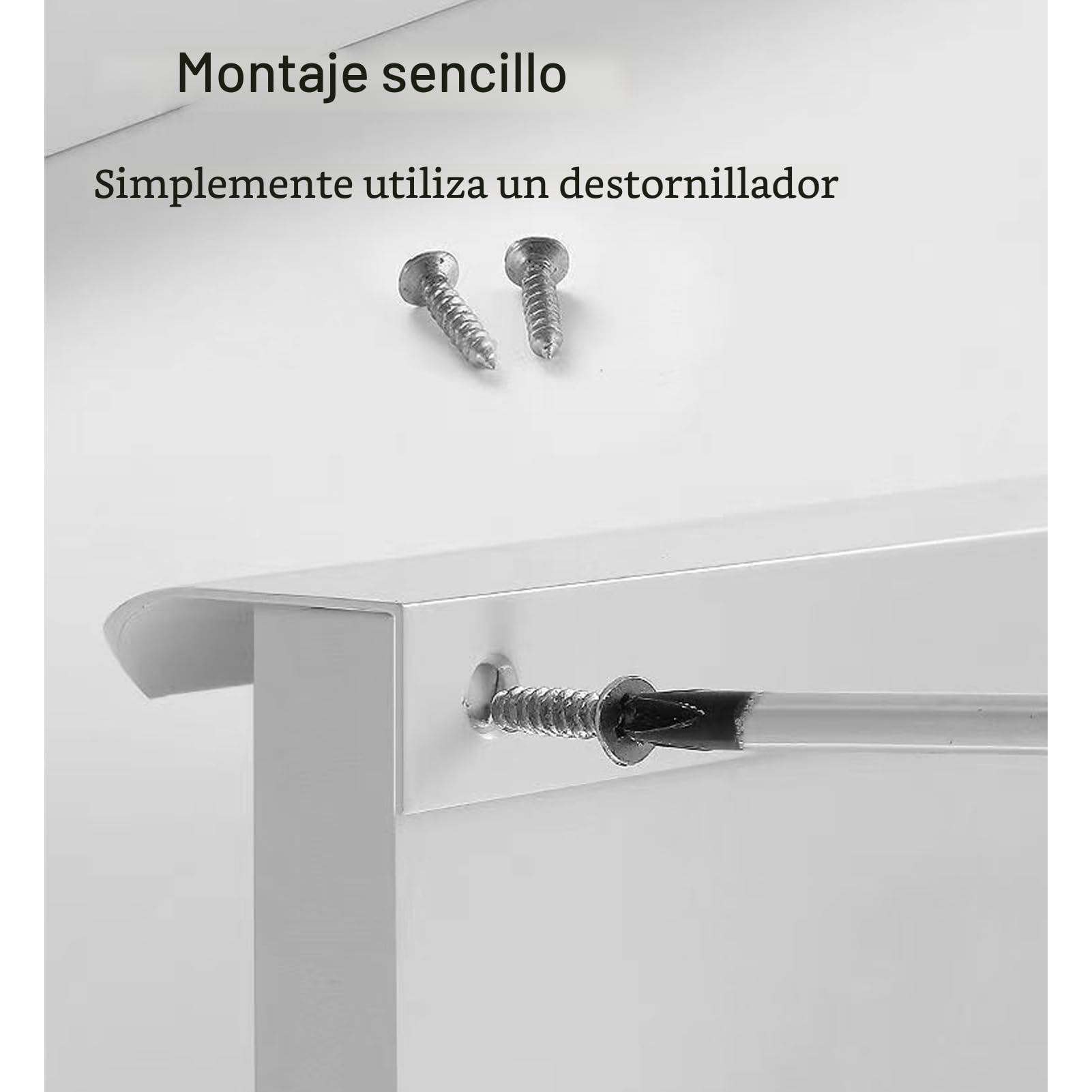 Tiradores Ocultos para Muebles 12 cm Blanco - Tiradores Invisibles para Puertas y Armarios de Cocina
