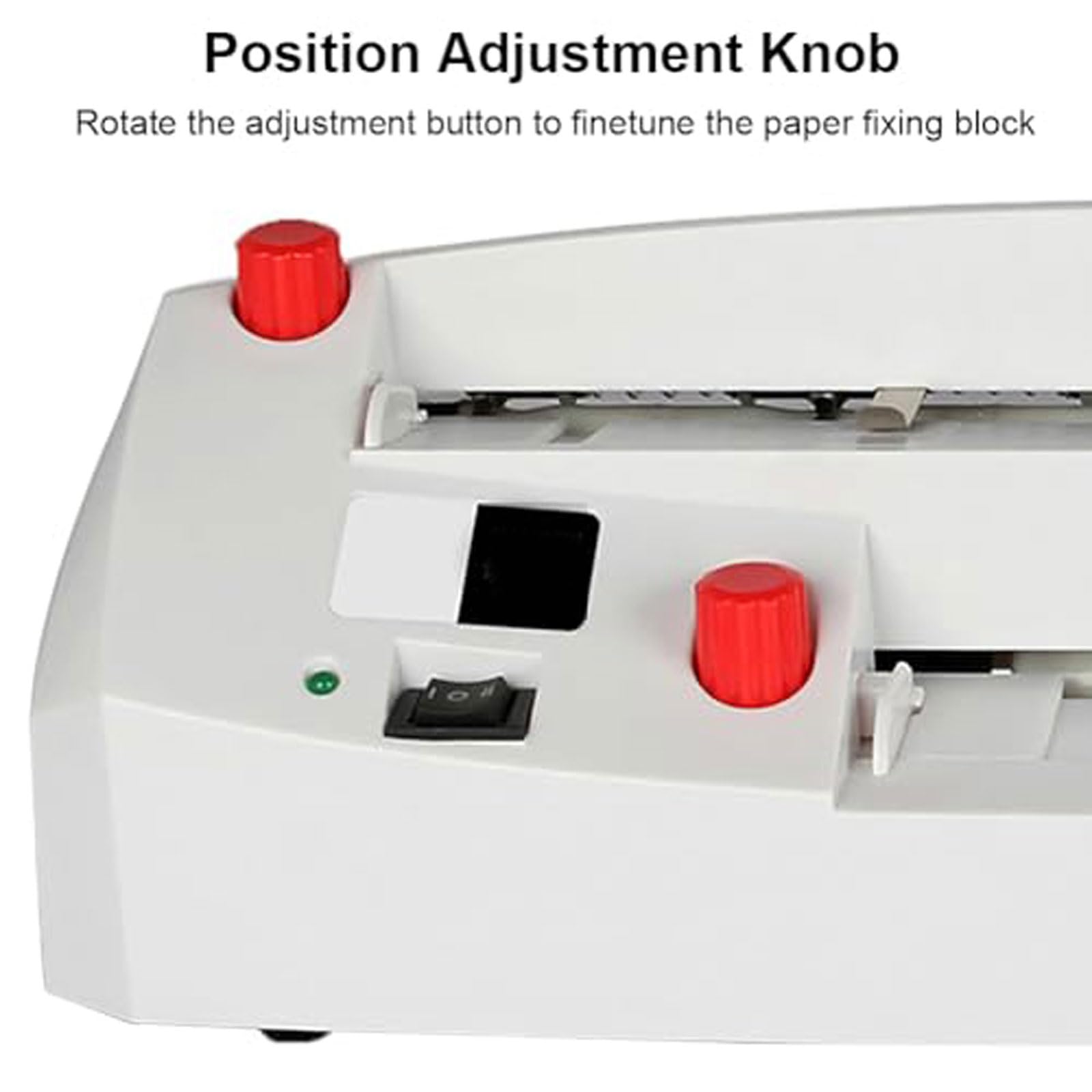 Automatischer Visitenkartenschneider, 20 W, elektrischer Papierschneider mit 9 Klingen, verstellbare Positionierplatte 1-18 mm für Einladungen, Mitgliedskarten und Lesezeichen