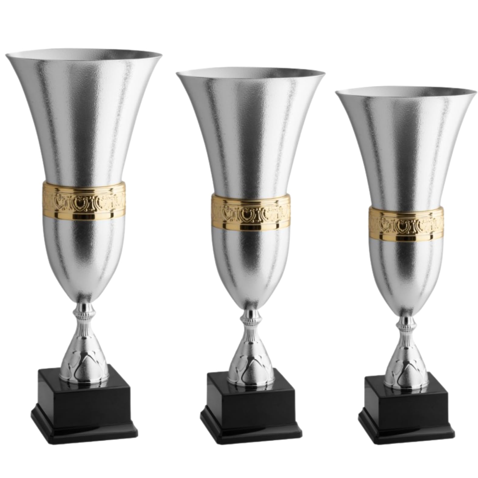 Coppa Trofeo Personalizzabile Grande in Metallo 58-55 - 49 cm Calcio, Fantacalcio, Tennis, Padel, Basket Premiazioni Sportive ed Eventi con Targhetta Personalizzata cod 2.411
