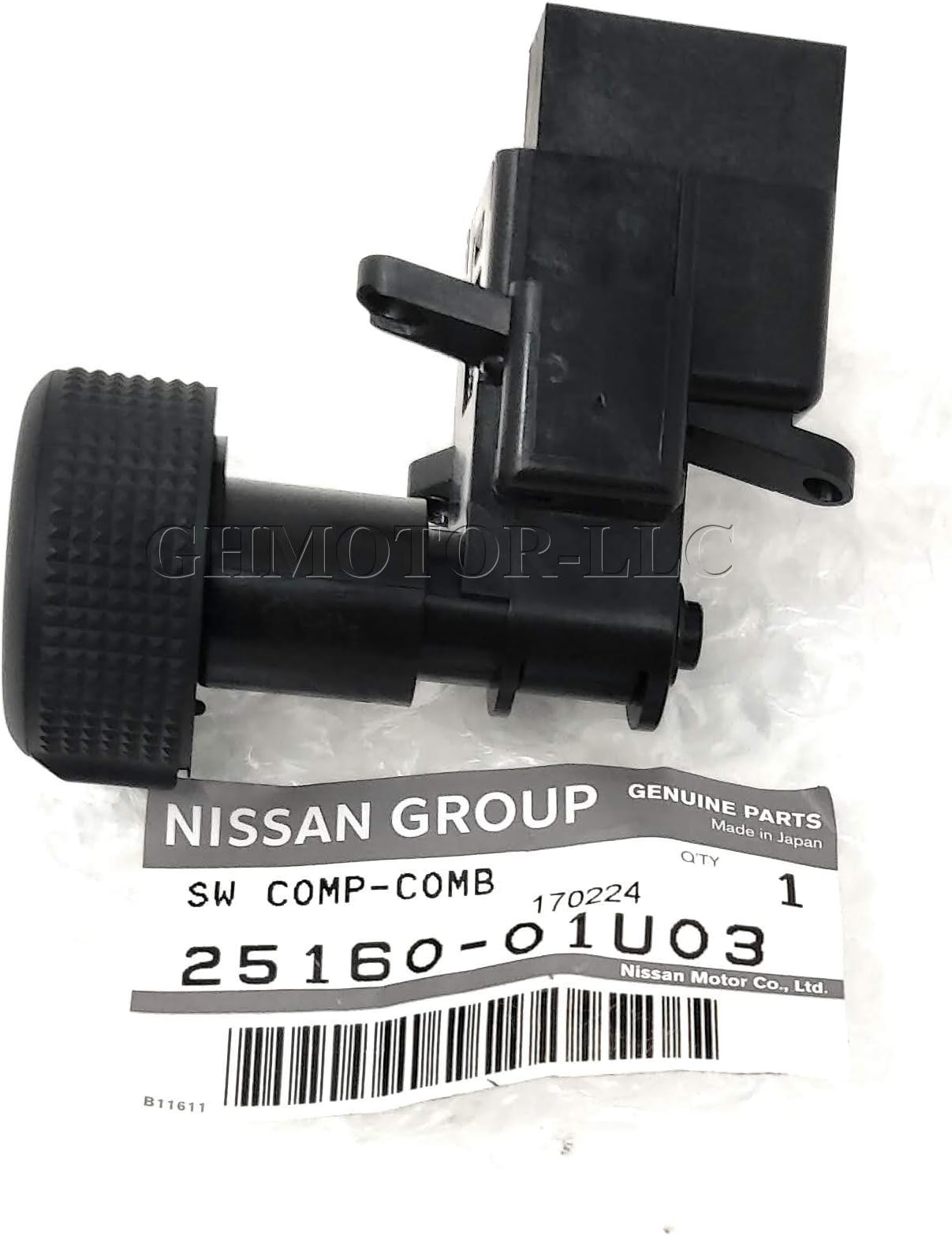 Nissan Skyline R32 GTR GTS-4 GTST Headlight Switch Assembly 25160-01U03