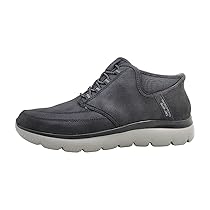 Skechers Sneaker Summits Siegul da Uomo, Finitura in camoscio Nero Antracite, 39.5 EU