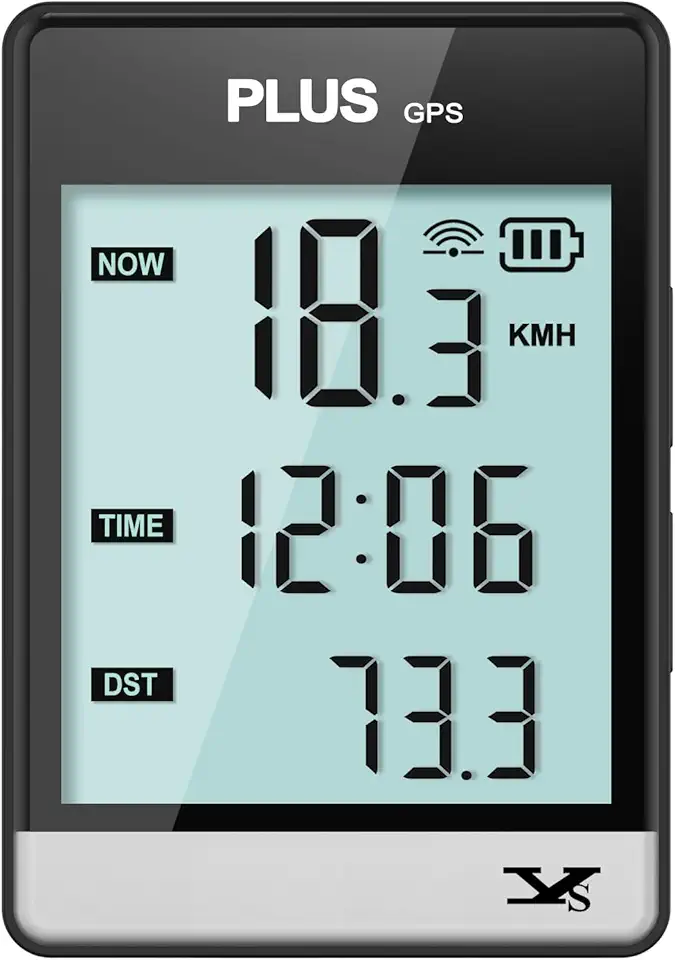 GPS Bike Computer, Wireless Cycling Computer Bike Odometer Bicycle Speedometer and Odometer Waterproof Bicycle Computer with Large Display Screen, Provide Professional Data Analysis