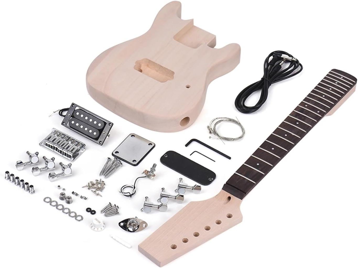 エレキギター自作キット セミアコ ES-335タイプ レア材