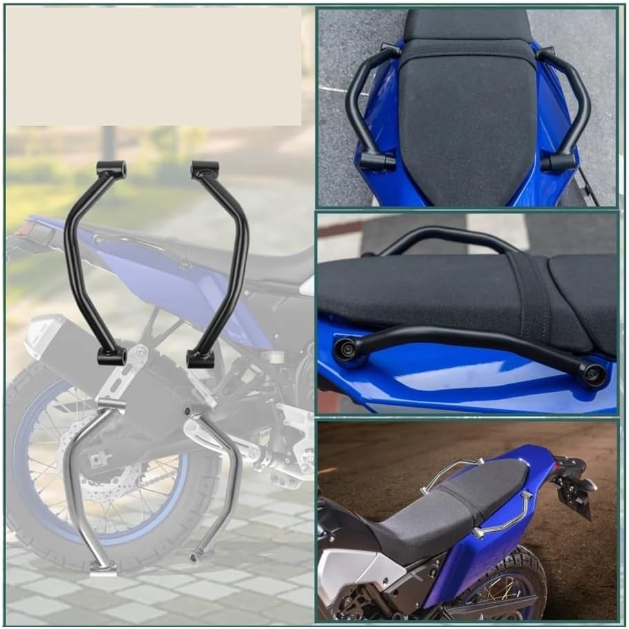 テネレ 700 テネレ700 2019-2023 用 バイク用リアグラブバー シートピリオンパッセンジャーグラブレールハンドルパーツ