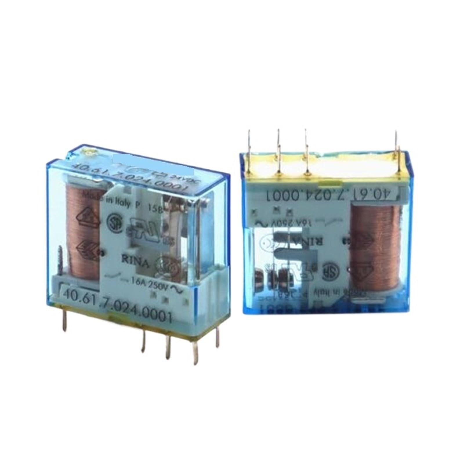 Relais Finder 40.61.7.024.0001 DC 24V 16A composant électronique DIP8 pour circuit