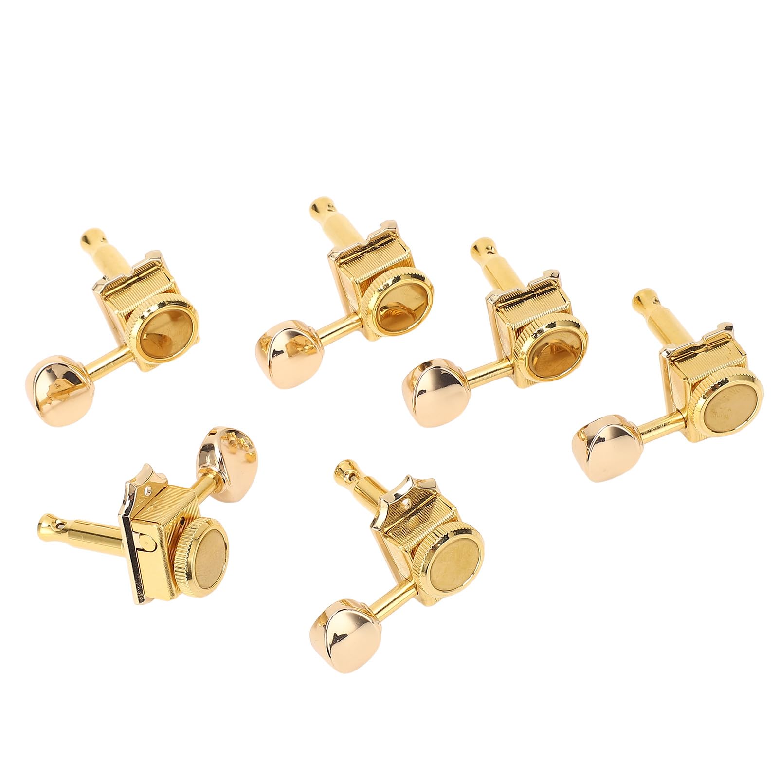 Jeffergarden Locking Tuner, Robuste Stimmwirbel aus Metall mit Locking für Elektrische Folk-Akustikgitarren, Gute Kompatibilität, Einfach zu Installieren, Multifunktional, Breite Anwendung mit