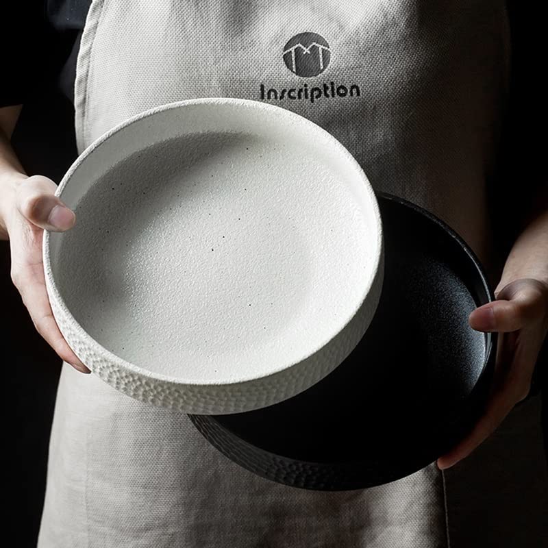Miska do sałatek japoński retro piekarnik ceramiczna zastawa stołowa okrągła miska miska na zupę makaron miska sałatka miska na warzywa miska na deser miska sałatkowa miska do serwowania (C)