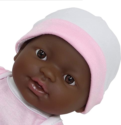 Miniatura 2 de La Newborn JC Toys Nursery  Juego de regalo de muñeca de 7 piezas  Muñeca afroamericana realista de 12 pulgadas con accesorios  Rosa  A partir de 2