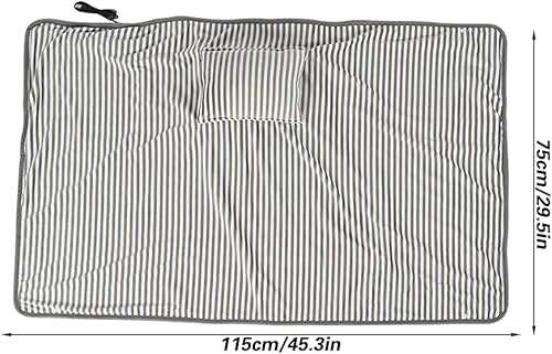 Miniatura 2 de AUNMAS Manta eléctrica multifuncional, USB 5 V 2 A, manta térmica eléctrica cálida manta portátil para automóvil, hogar, oficina, uso de mascotas