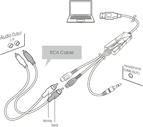 Miniatura 6 de capturador de cassette a mp3 para Windows 108.187 y Mac OS 10.11 USB 2.0