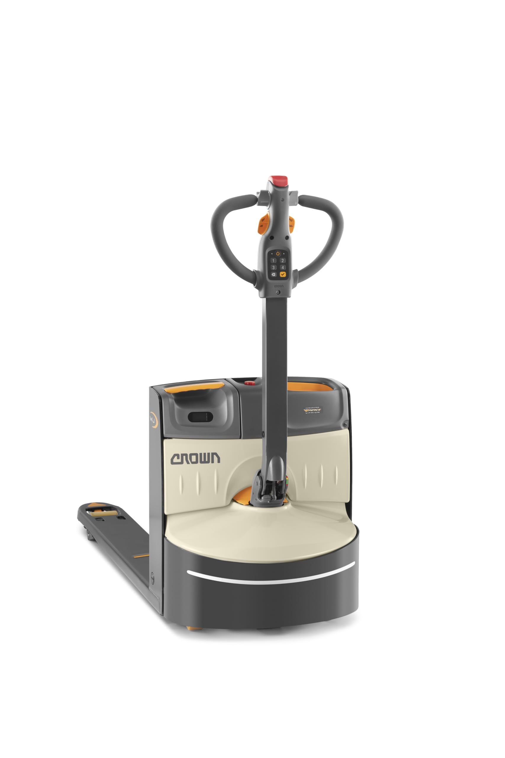 Crown WJ 50 Series Elektro-Hubwagen | Tragfähigkeit 1500 kg | V-Force Lithium-ion Batterie 48 V / 14.7-24.5 Ah | Kurze Ladezeit | Tandem-Polyurethanrollen | 1150 mm Gabellänge