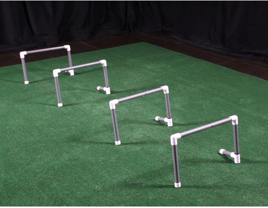 Prism Fitness Fixed Height Smart Hurdles, Set of 6