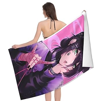 Amazon｜バスタオル チェンソーマン レゼ ビーチタオル 大判 肌