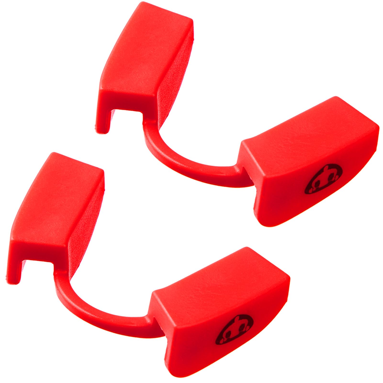 Powerlifting Mouth Guard, Sports Mouthguard for Fitness,Weight-Lifting Mouthpiece for All Strength Training Sports -Low Jaw (2 Pack RED)