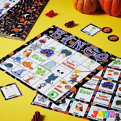 Joyin 28 Halloween Bingo Game Cards (5X5) For Kids Halloween Party Card Games, School Classroom Games, Halloween Party Supplies, Family Activity #TOP5