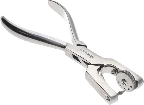 The Beadsmith Leather Rotary Hand-Sewing Leather Punch Tool | 5 Different-Size Holes, Jewelry-Making Supplies and Leather Working Tools
