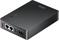 Shanqiu SAI Mini UPS com Gigabit PoE para WiFi, Router, Modem, Câmara de Vigilância, Entrada AC Saída 5V USB 12V DC 48V PoE