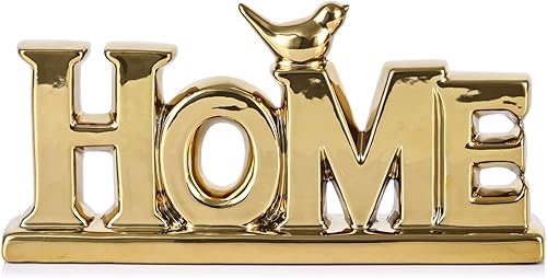 Miniatura 12 de Estatua de Decoración en Blanco y Dorado - Signo de Amor y Hogar - Pájaro Dorado con Escultura para el Hogar - Figuras Ornamentales Decorativas para