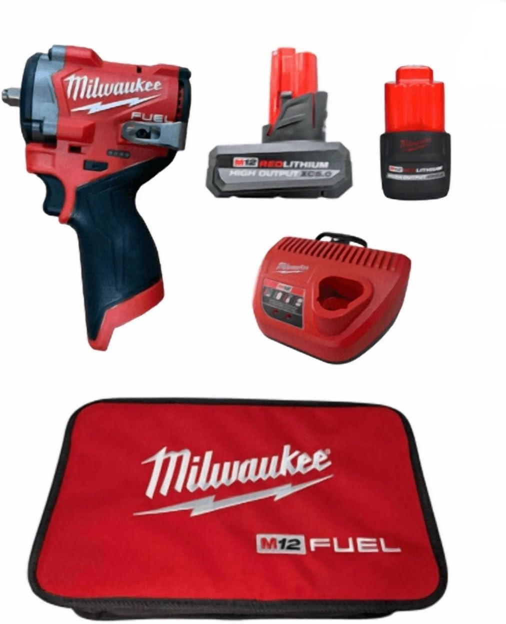 Milwaukee Electric - M12 FUELTRADE Stubby 3/8 Impact Wrench KIT