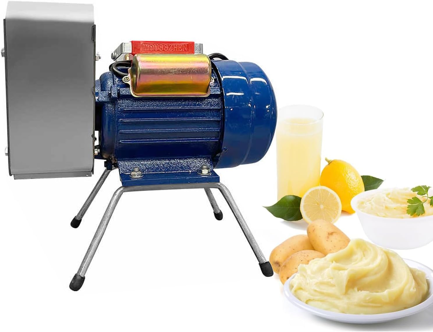 Electric Potato Ricer Masher, Heavy Duty Stainless Steel Potato Masher, Masher and Ricer Kitchen Tool for Mashed Potatoes